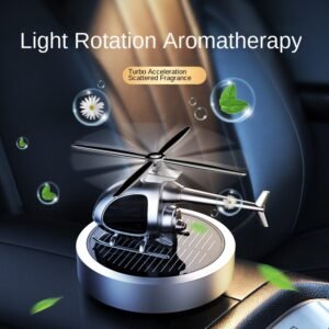 Solar car aromatherapy helicopter ornament